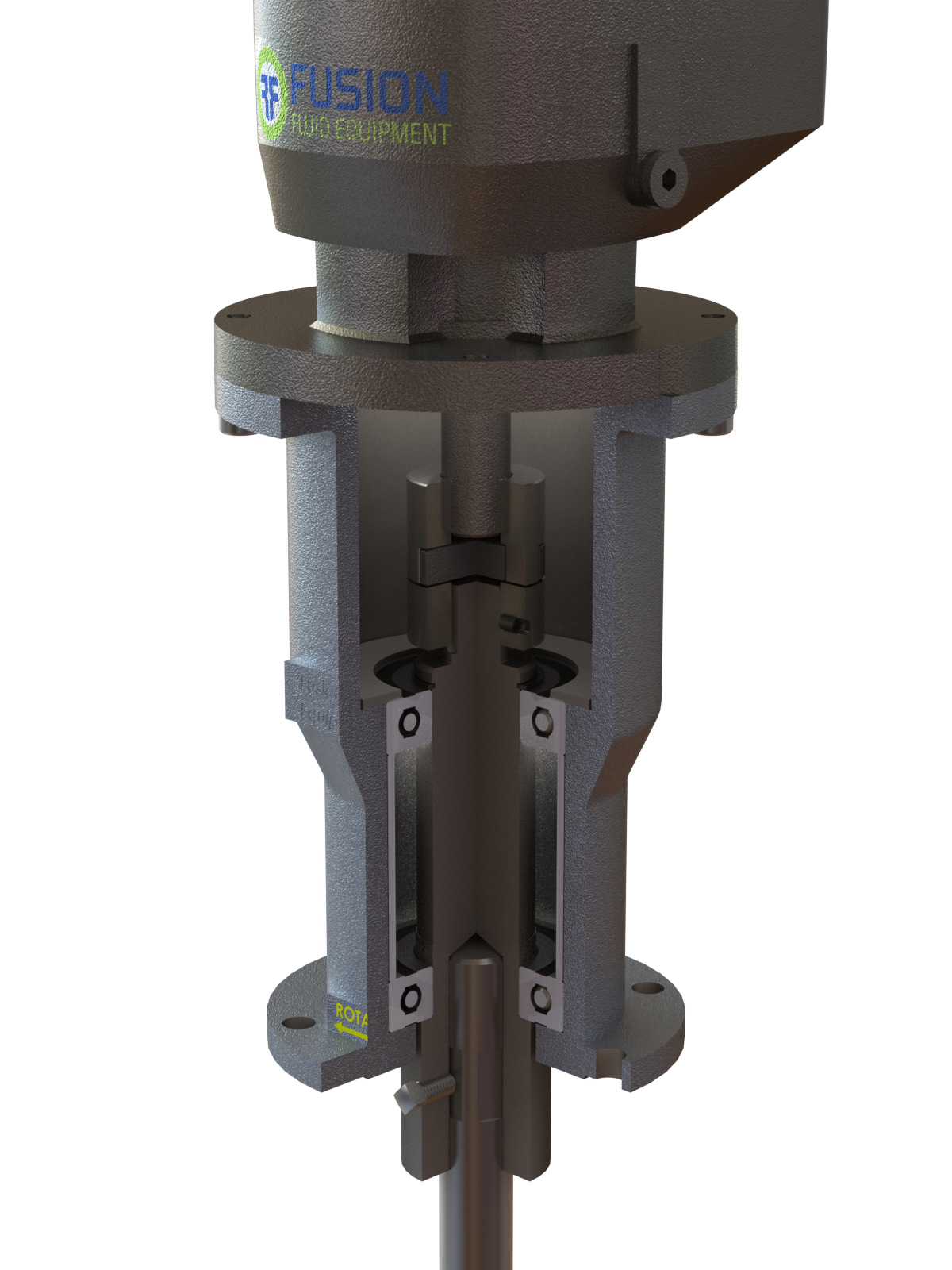 Portable Top Entry Tank Mixers with Aluminum Housings